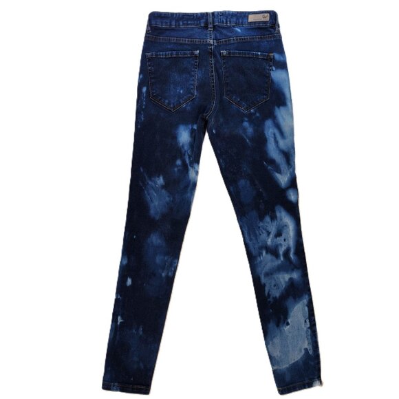 Tie Dyed Denim Jeggings Super Soft - Picture 3 of 13